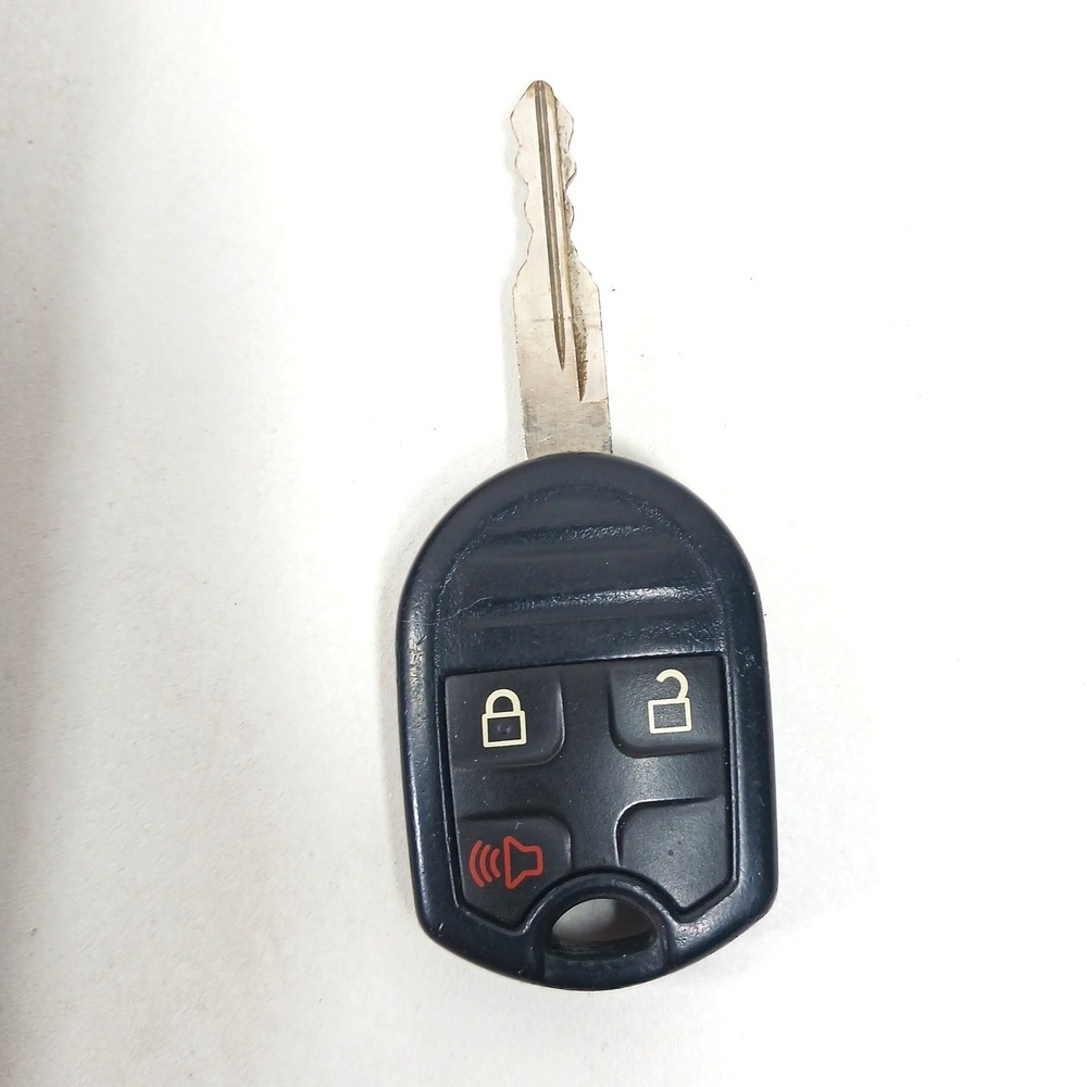 Ford 3 Button Remote Key Fob Integrated Key Blade Lock Unlock Panic SA Black